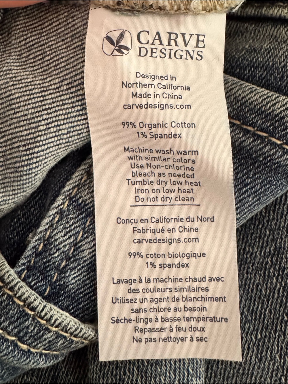 Carve Designs Denim Jeans - Faded Blue - Picture 4 of 4